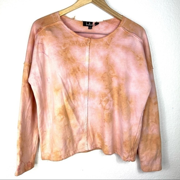 Lulus rusty tie dye pullover size S - Picture 3 of 9